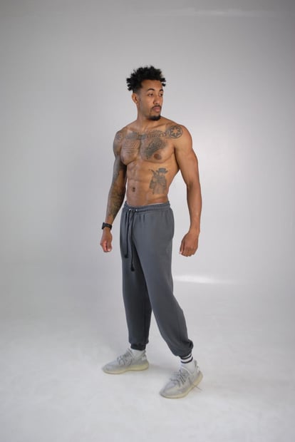 Спортивные штаны утепленные серые Hi mate