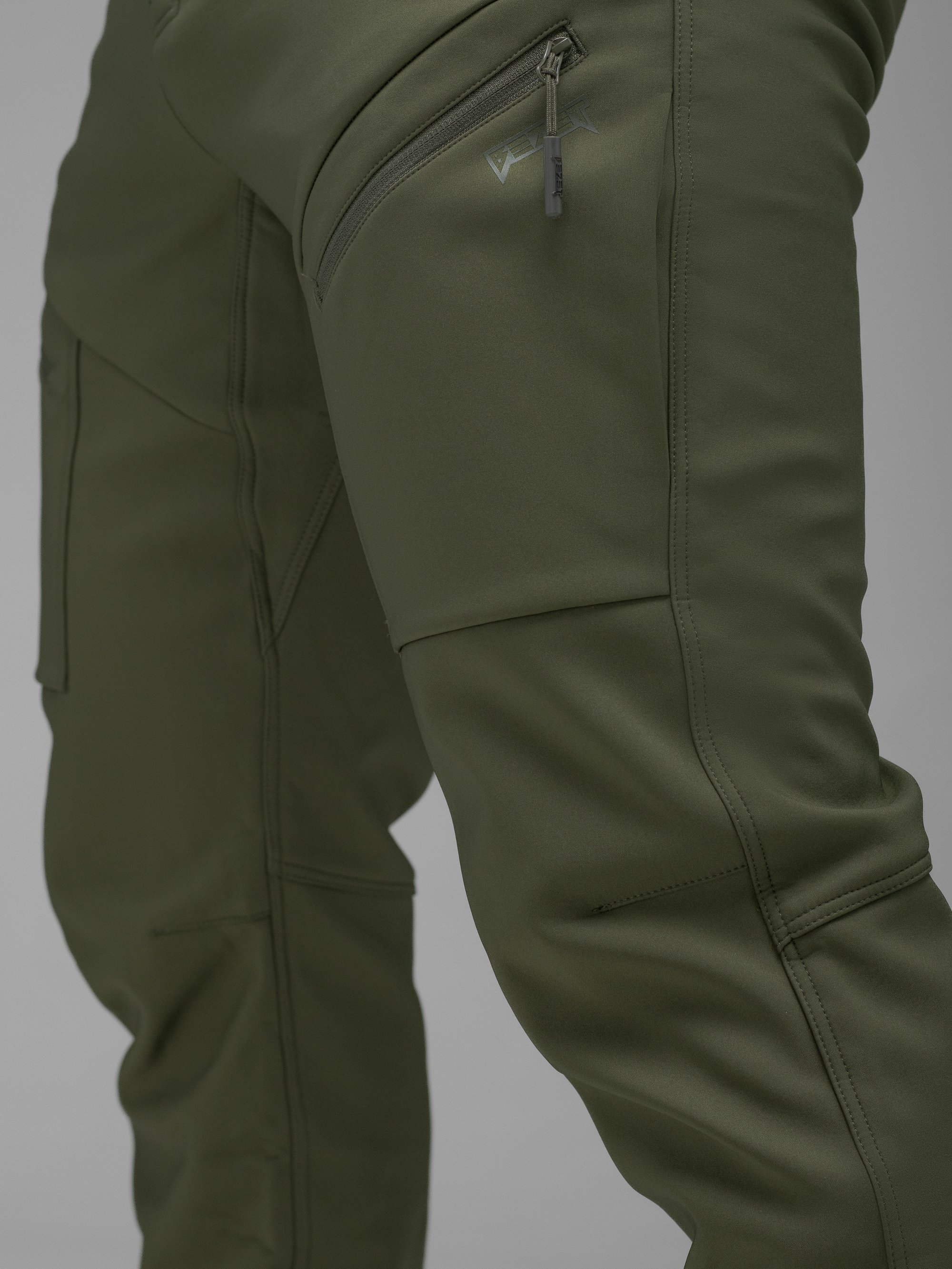 Штани карго тактичні Softshell BEZET Techwear хакі - Фото 19