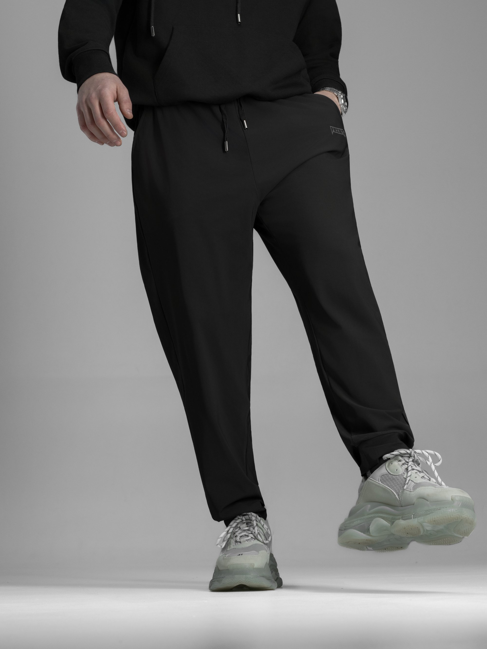 Штани джогери BEZET Raw чорний - Фото 3