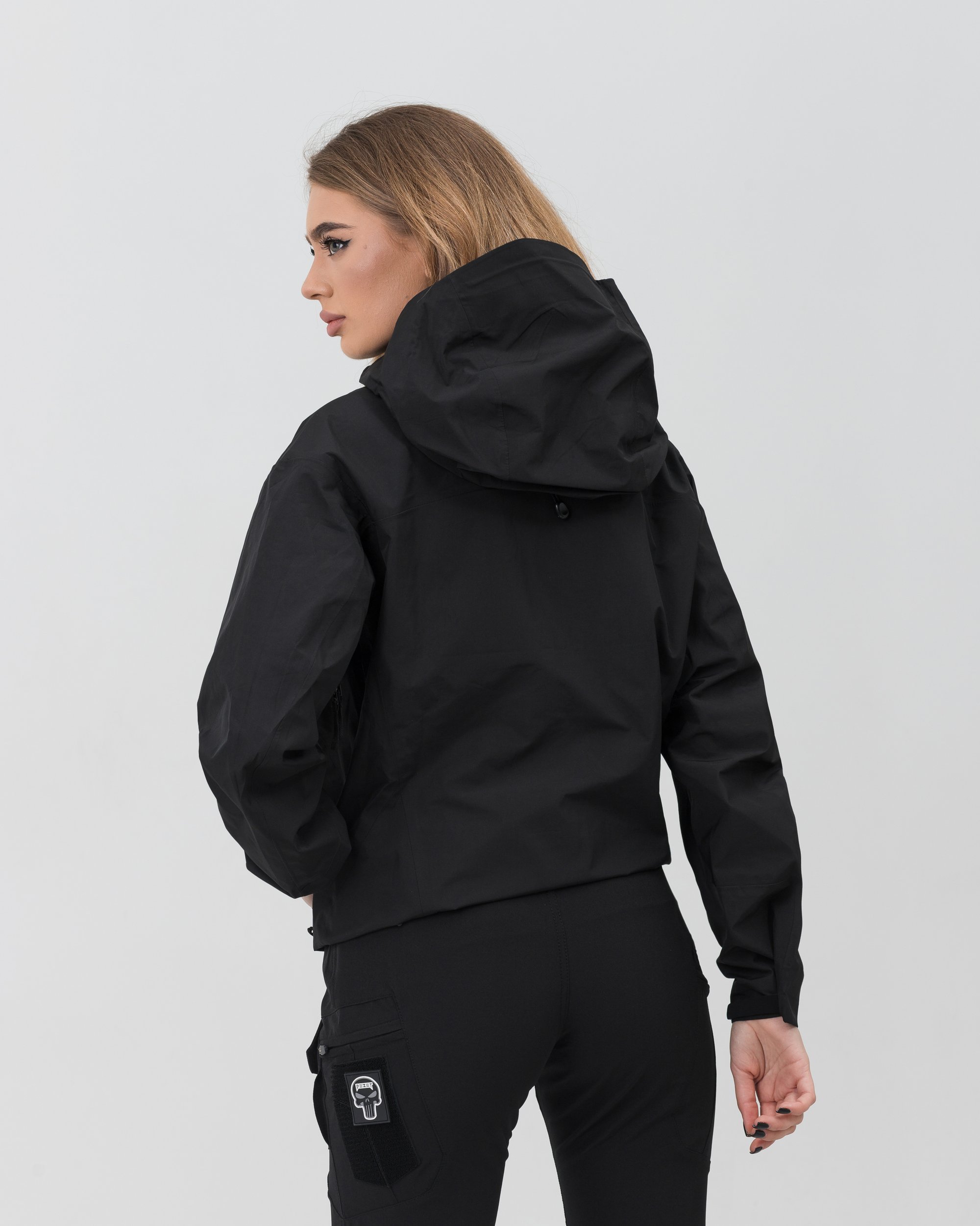 Куртка вітрівка жіноча BEZET ShieldTech чорний - Фото 7