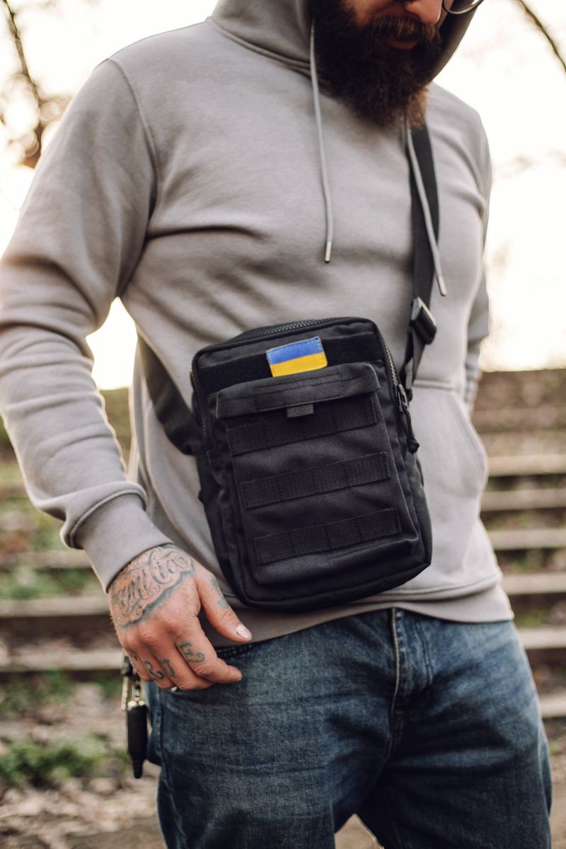 Сумка тактична Jack, Чорна AVGear