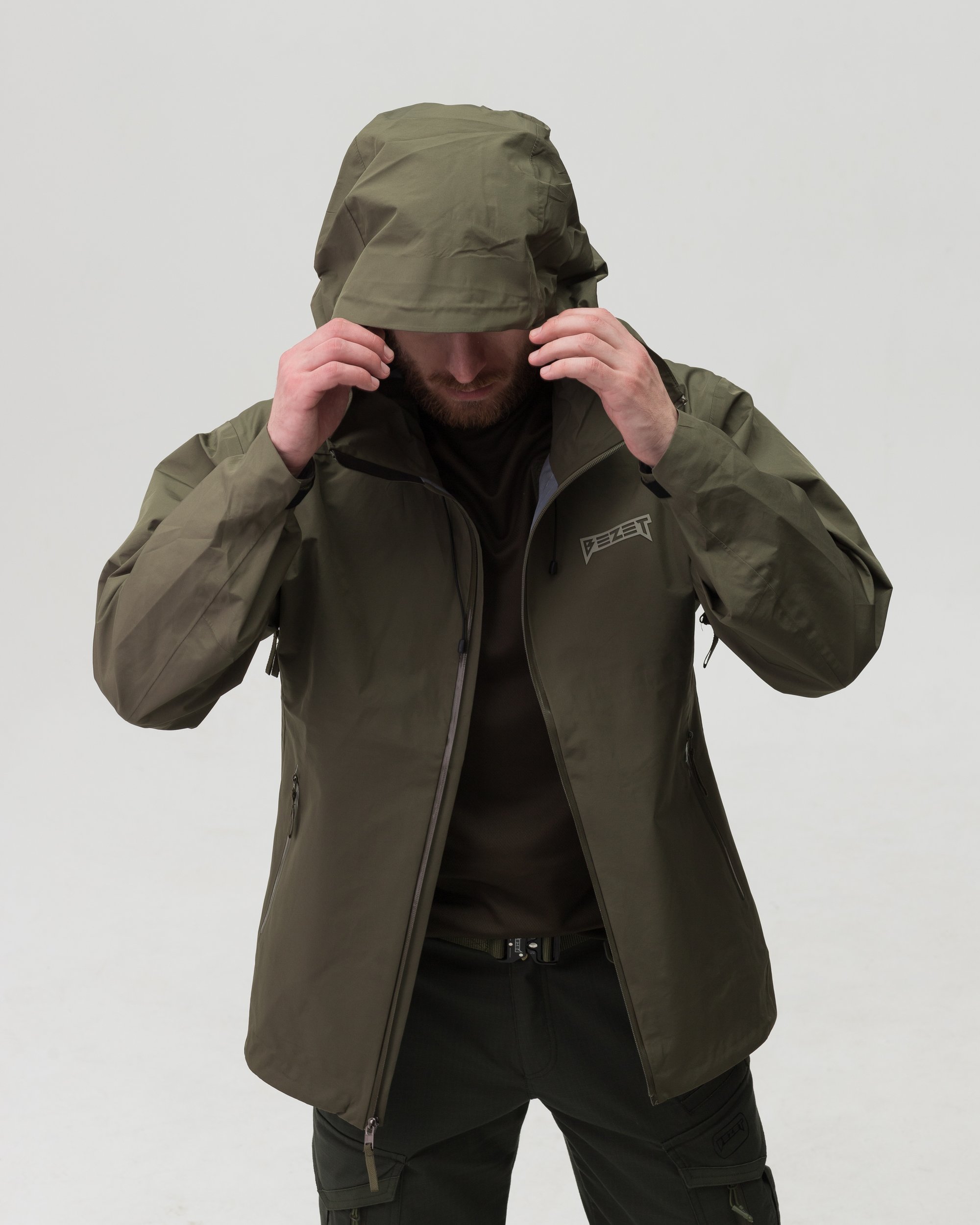 Куртка вітрівка BEZET ShieldTech хакі - Фото 23