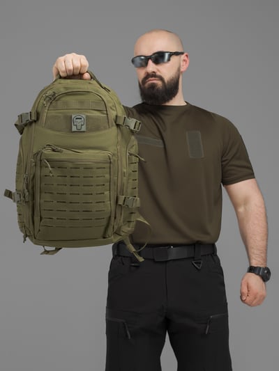Рюкзак тактичний BEZET Soldier хакі - Фото 27