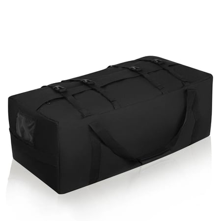 Тактична сумка-баул на 100л Cordura 500D Чорний СПЕЦПРОМ КР