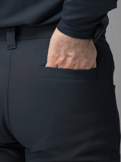 Зимові штани карго тактичні Softshell BEZET Ешелон синій - Фото 19