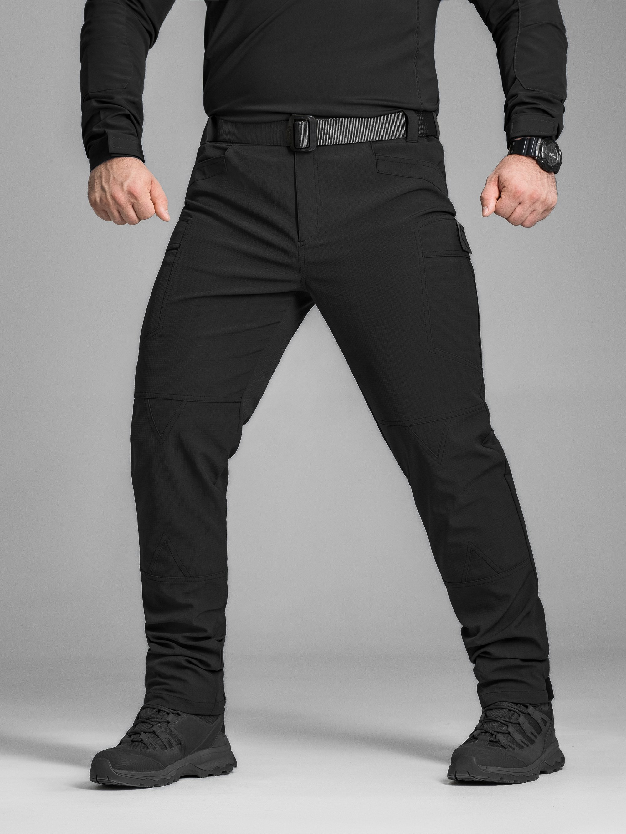 Брюки карго тактические BEZET Капеллан черный