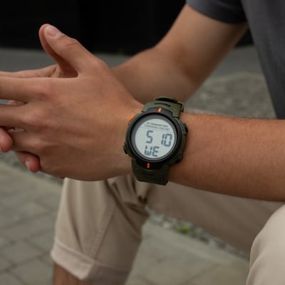 Чоловічий тактичний годинник Skmei Neon 10 Bar - Фото 4