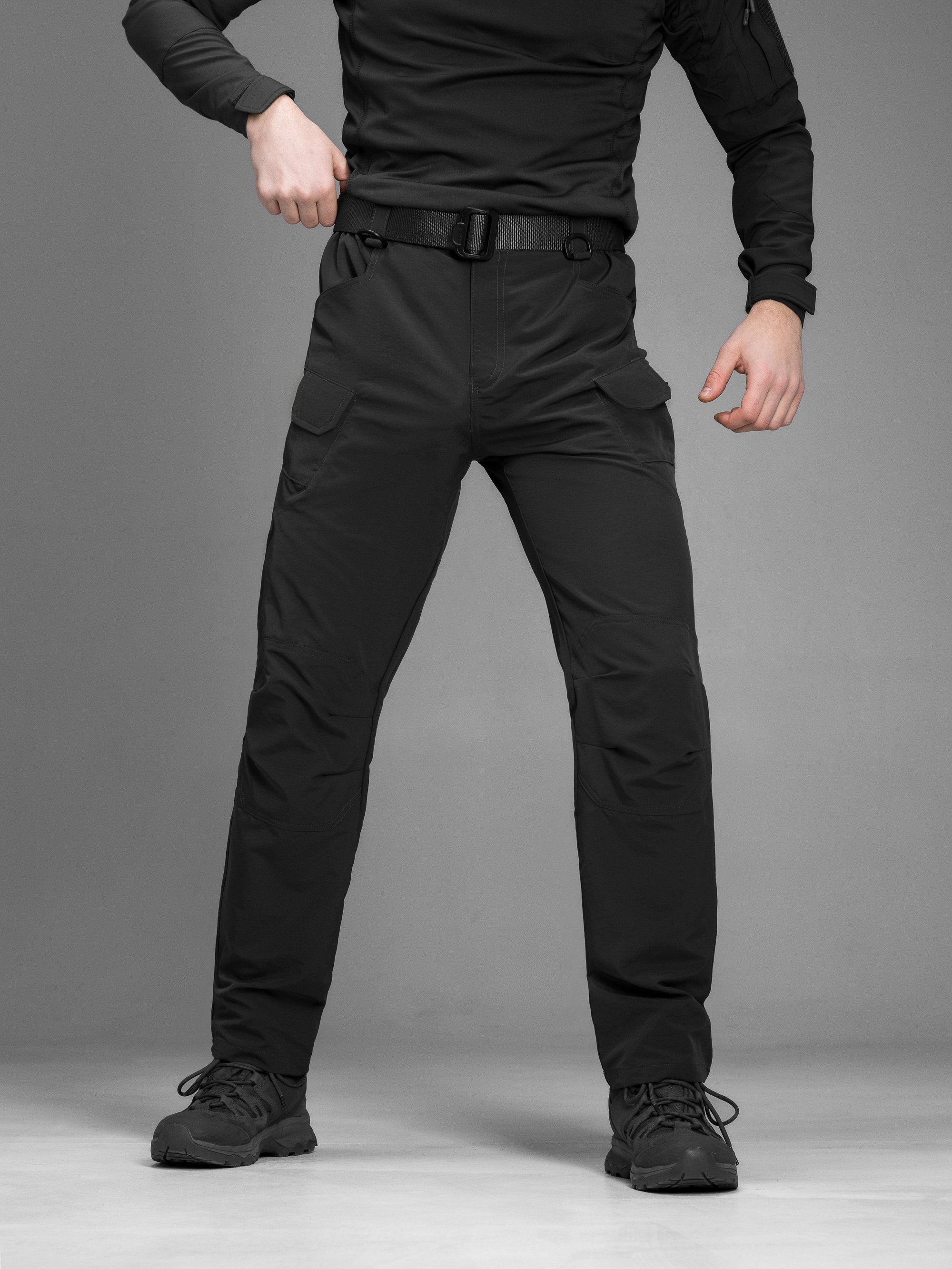 Брюки карго тактичні BEZET Байрактар чорний - Фото 4