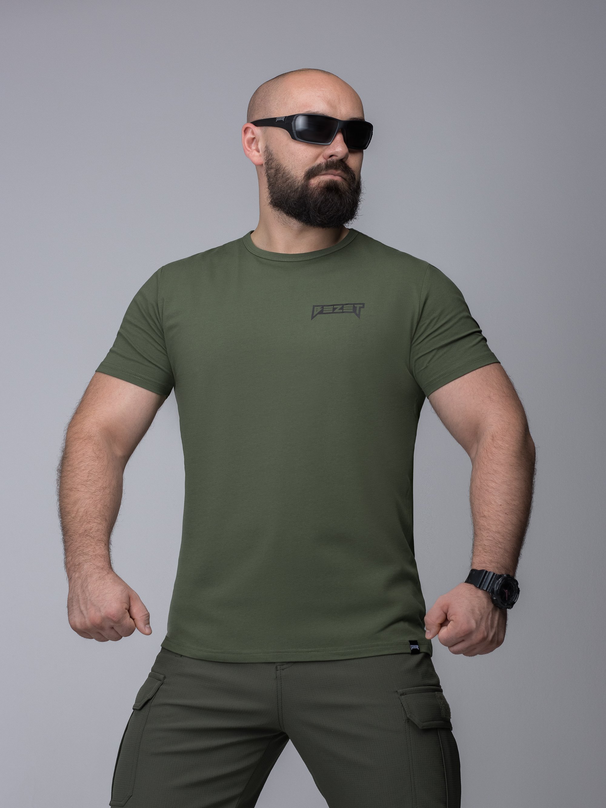 Футболка BEZET Bomb хакі - Фото 1