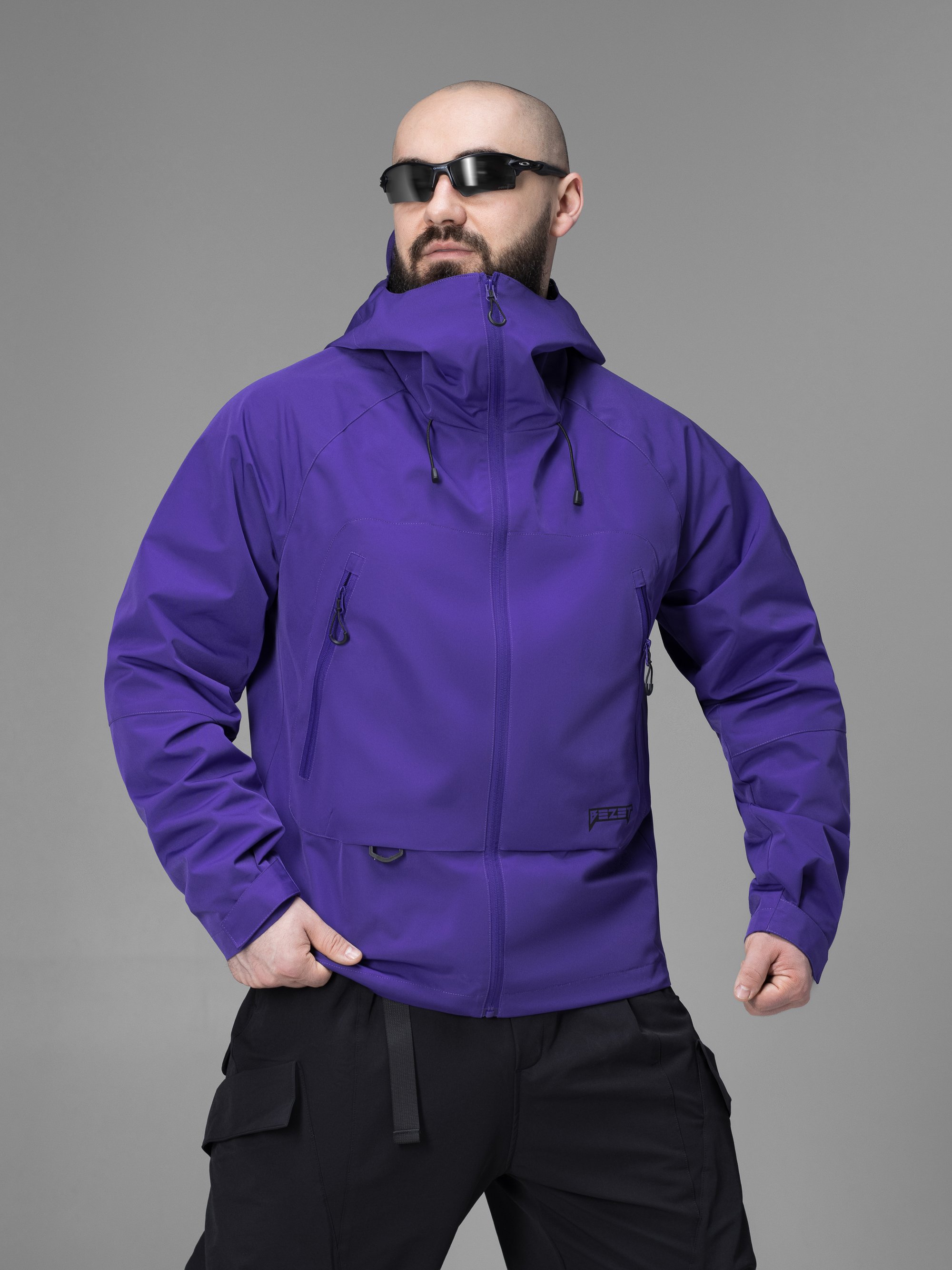 Куртка вітрівка BEZET Trail фіолетовий - Фото 7