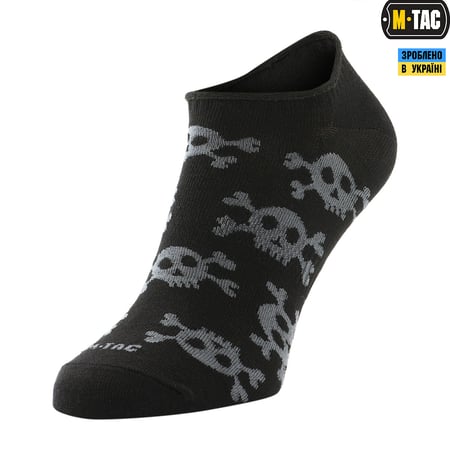 Носки M-Tac літні легкі Pirate Skull. Чорний 39-42