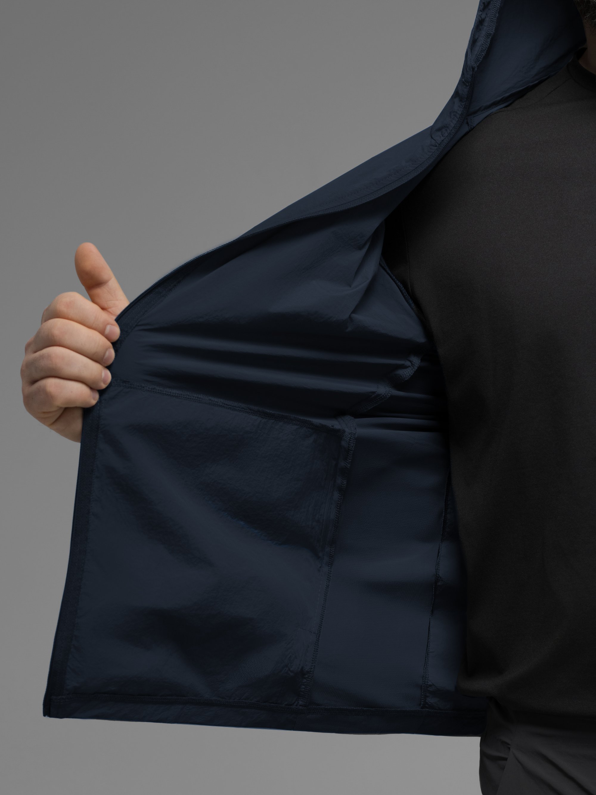 Куртка вітрівка BEZET Solguard UV 100 синій - Фото 29