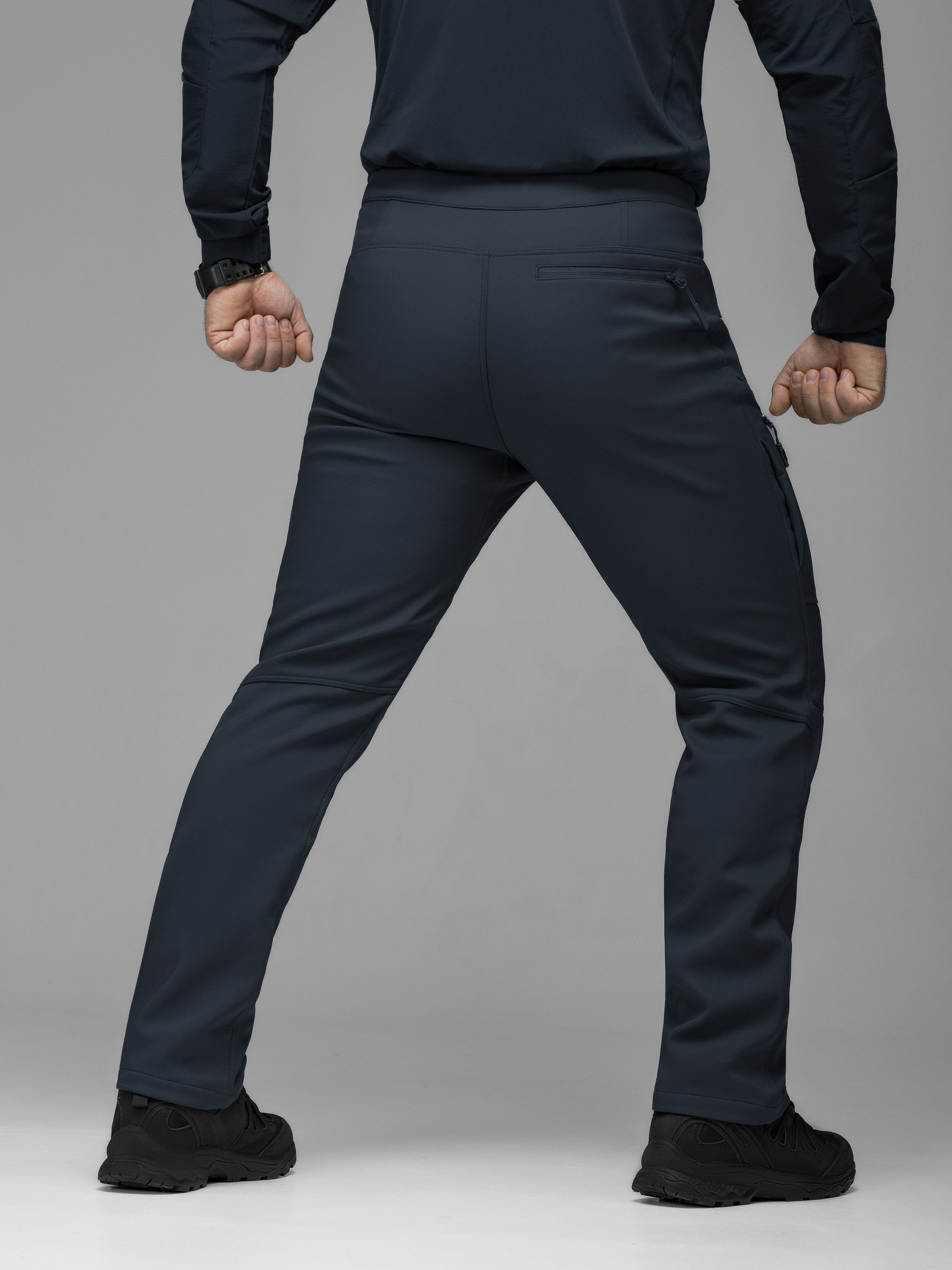 Штани карго тактичні Softshell BEZET Techwear синій - Фото 13