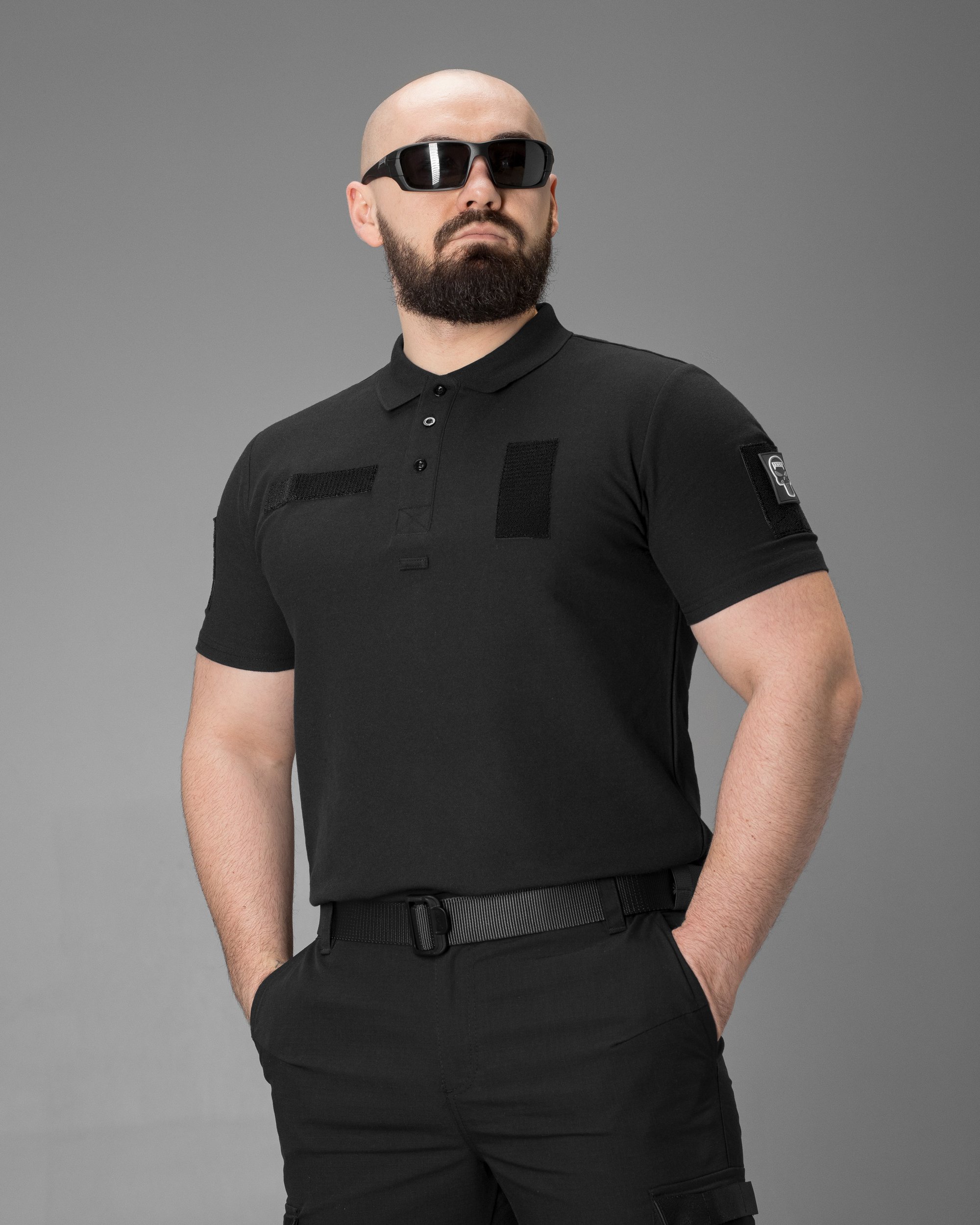 Футболка поло тактическая BEZET черный - Фото 4