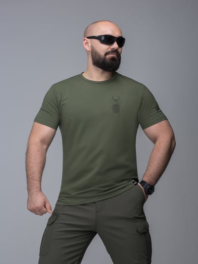 Футболка BEZET Scarab Ops хакі - Фото 2
