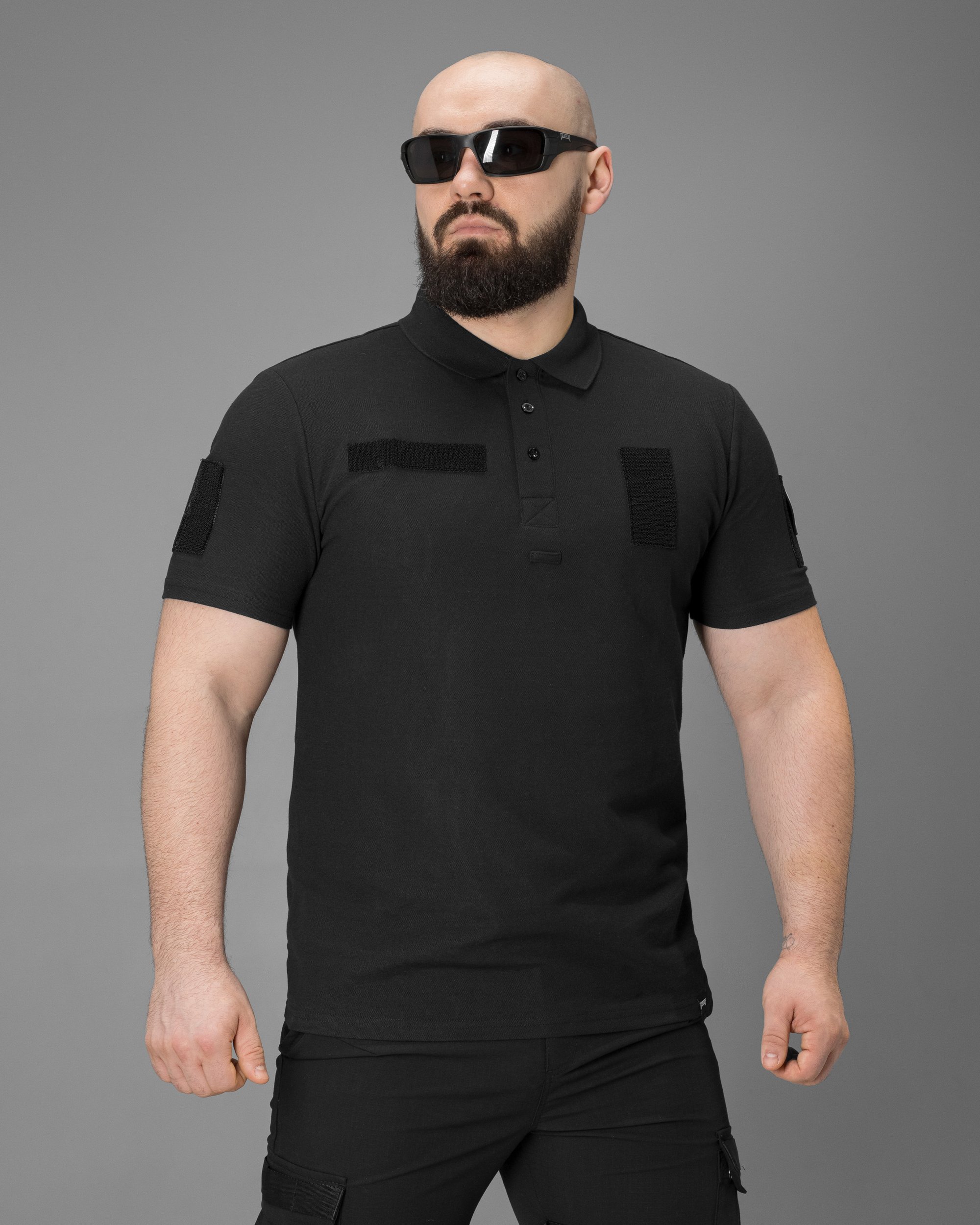 Футболка поло тактическая BEZET черный - Фото 1