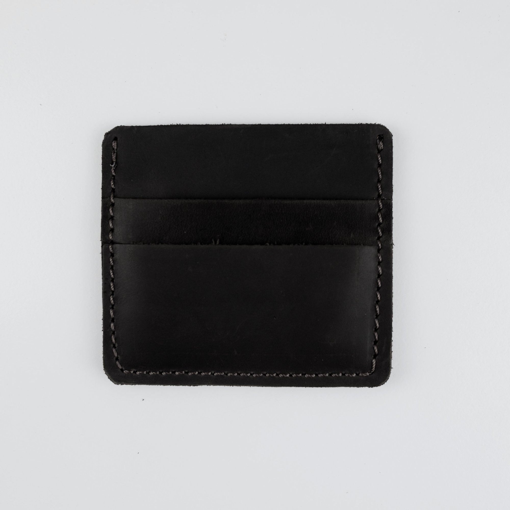 Картхолдер мужской из натуральной кожи черный SKILL