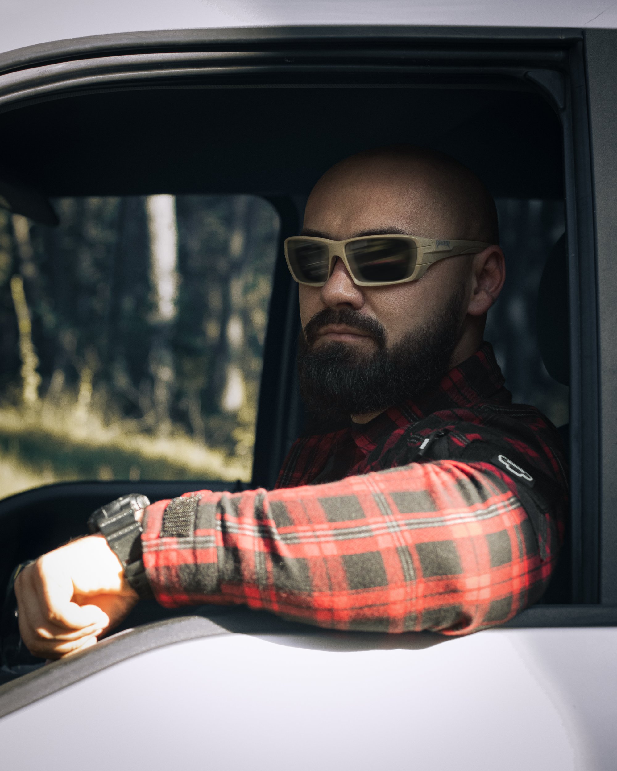 Сорочка фланелева BEZET Defender чорний/червоний - Фото 42