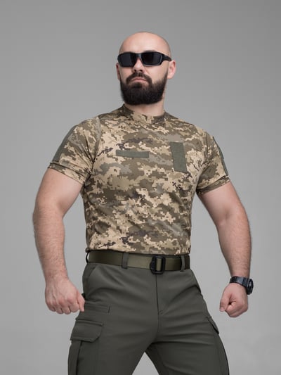 Футболка швидкосохнуча тактична BEZET піксель - Фото 5