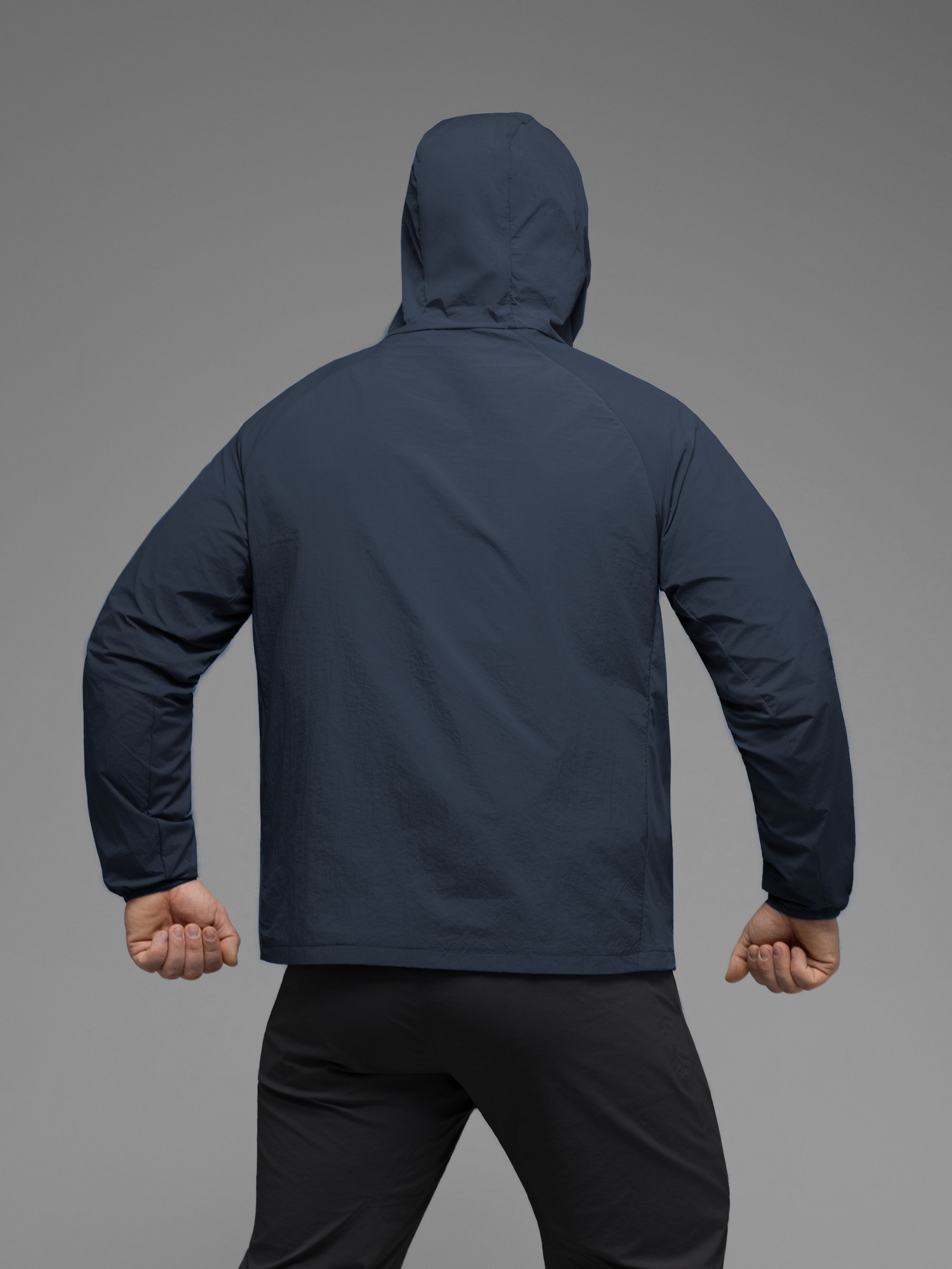 Куртка вітрівка BEZET Solguard UV 100 синій - Фото 14