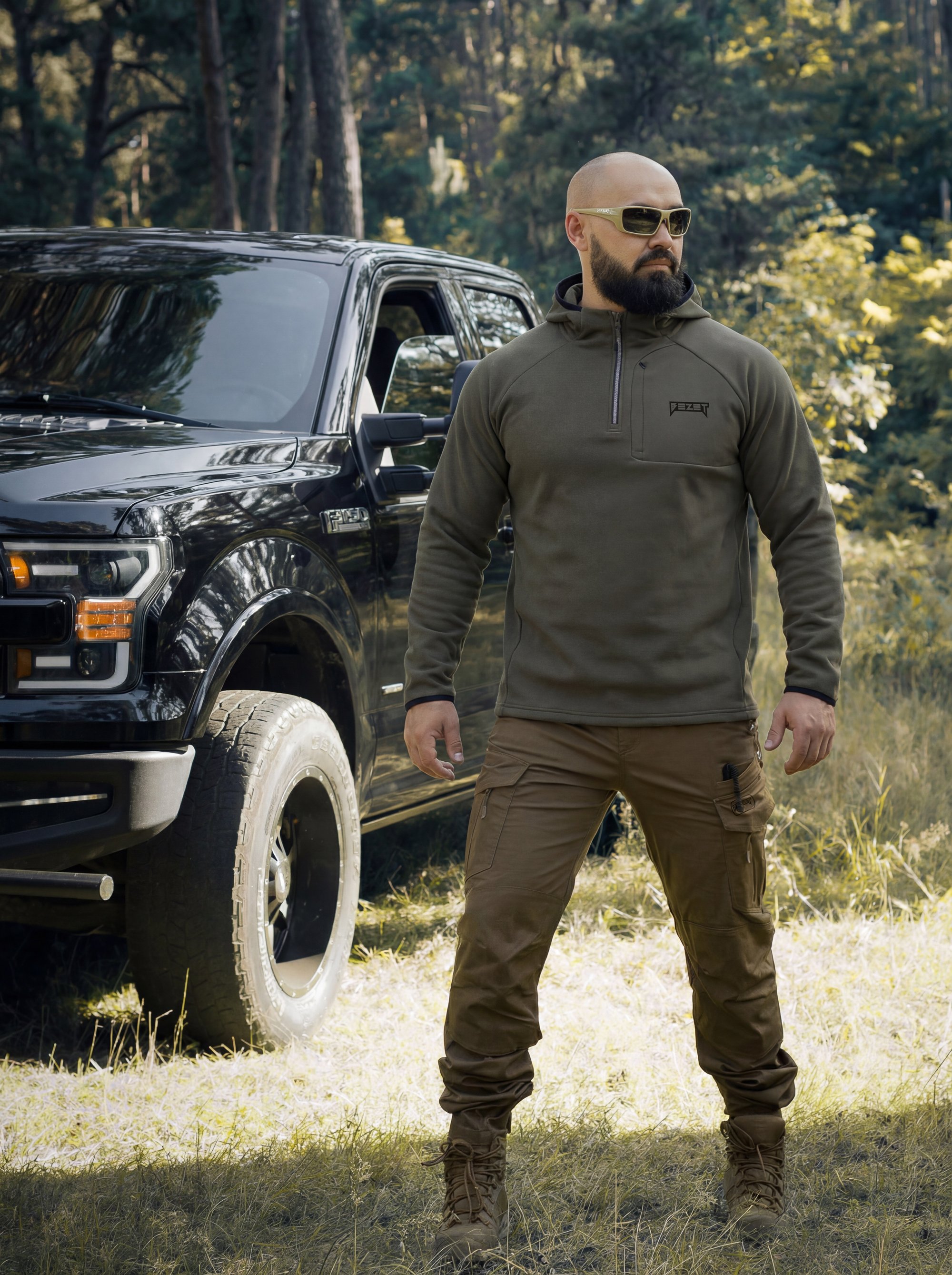 Кофта BEZET Motion хакі - Фото 21