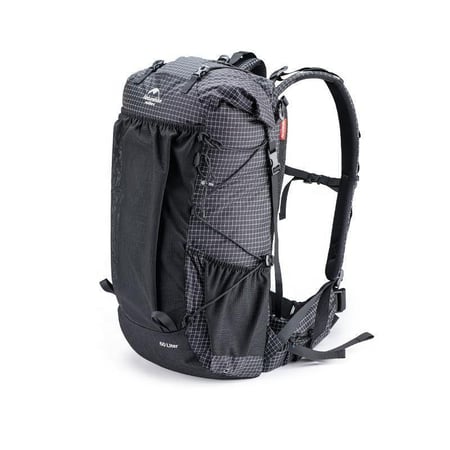 Рюкзак туристичний Naturehike Rock, 60+5 л, графіт в клітинку EquipLine