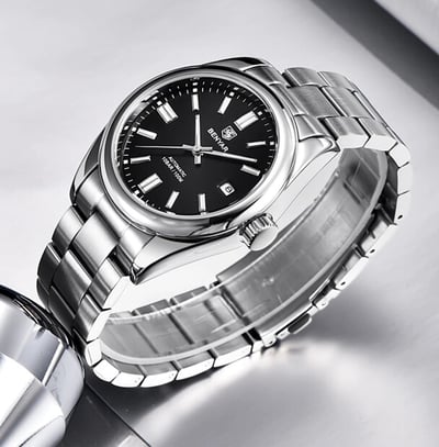 Чоловічий механічний годинник Benyar Automatic 10 BAR - Фото 6