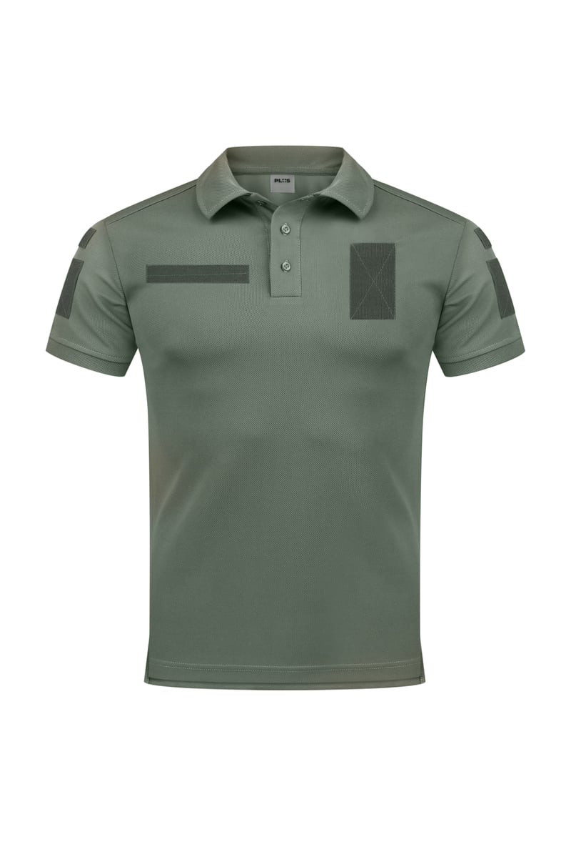 Футболка поло, тактичне, CoolPass олива МО PlusPlus