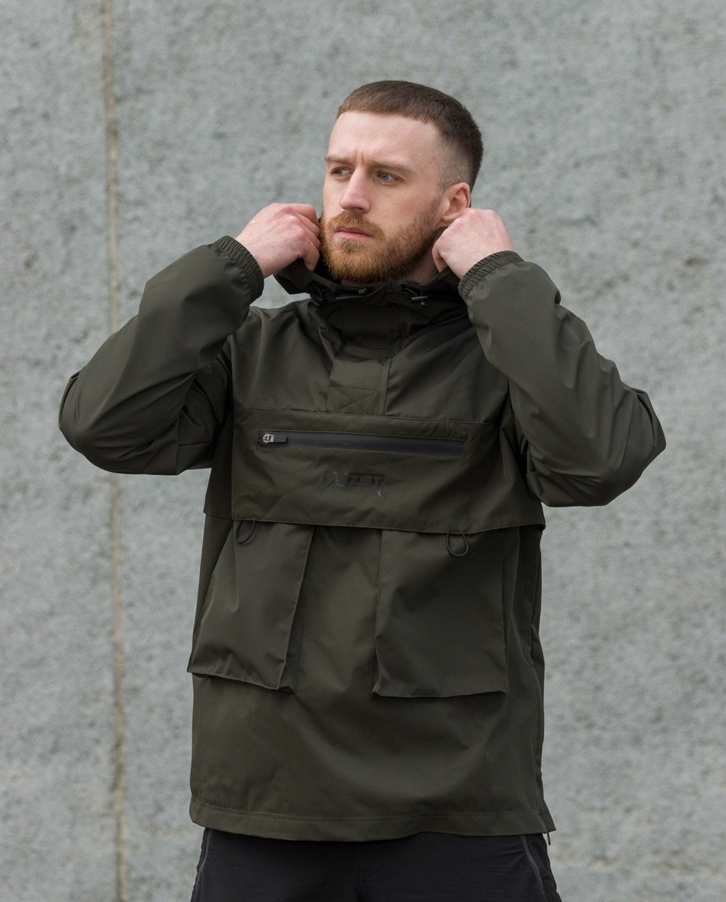 Анорак BEZET Паркур хакі - Фото 7