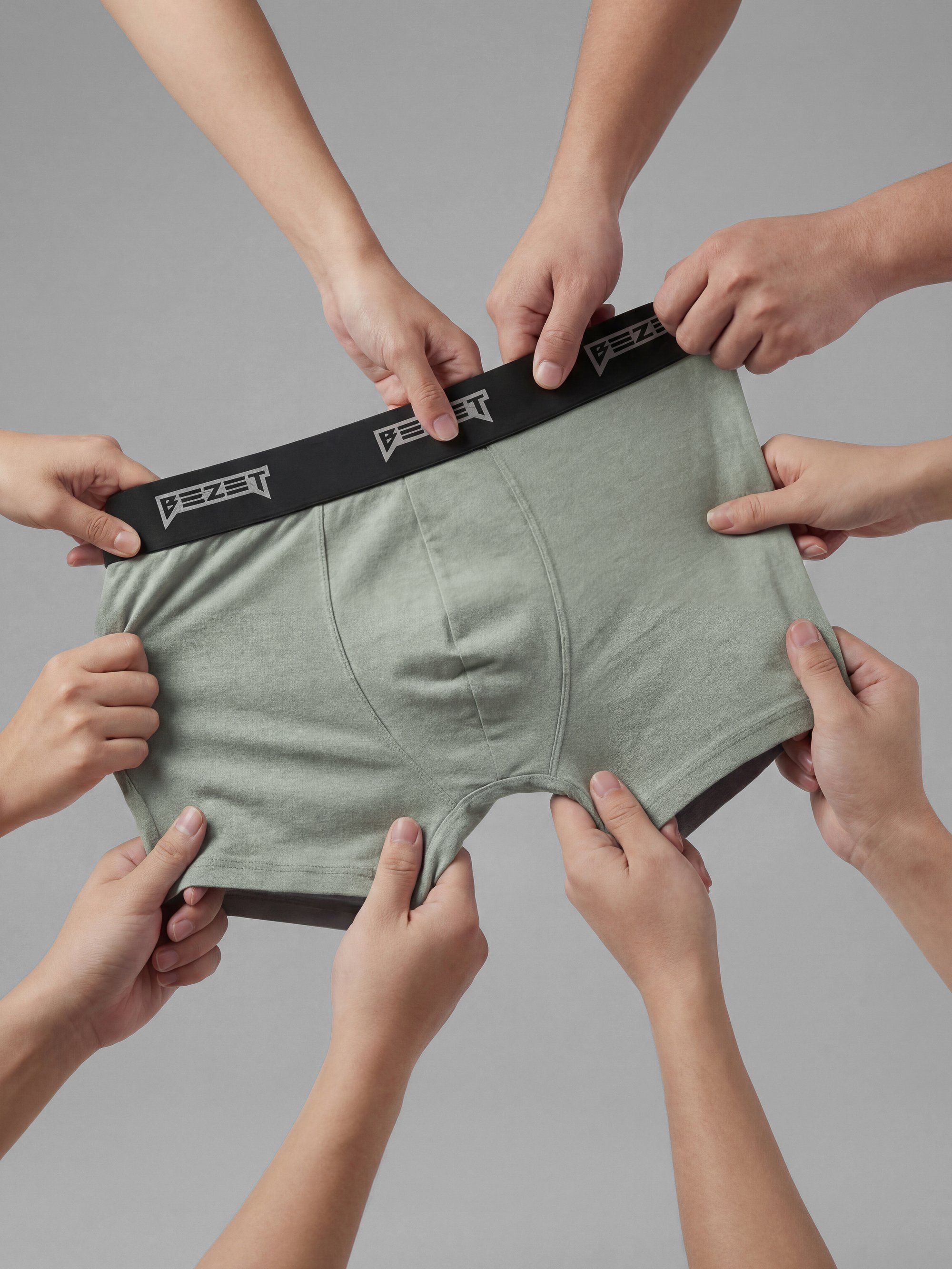 Комплект трусів BEZET Boxer cірий (2 пари) - Фото 12