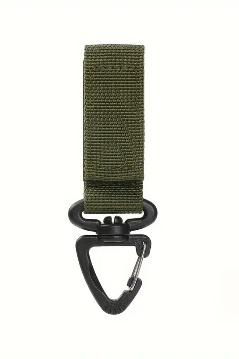 Брелок з карабіном та кріпленням велкро, хакі TURWEAR