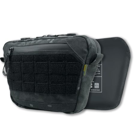 Сумка-напашник XL з балістичним пакетом 1 клас захисту Kiborg GU Сordura Dark Multicam KIBORG