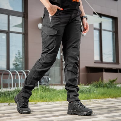 Жіночі тактичні штани M-Tac Aggressor Lady Flex. Чорний - Фото 12