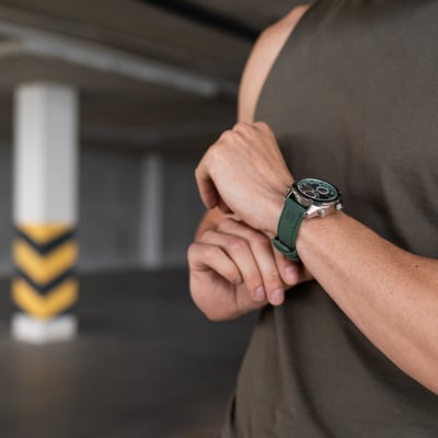 Чоловічий тактичний годинник Naviforce Fly Army Green Бест Тайм - Фото 30