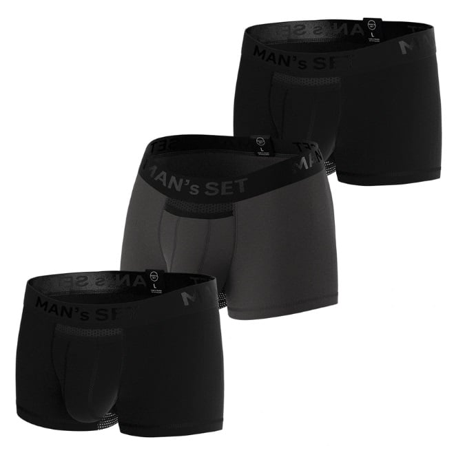 Комплект трусов Anatomic Classic Light, Black Series, 3шт MansSet