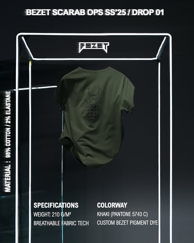 Футболка BEZET Scarab Ops хакі - Фото 12