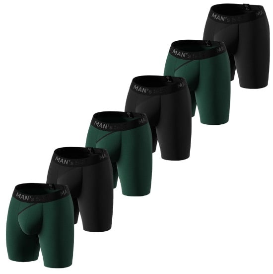 Комплект трусів Long 2.0 Black Series, 6шт MansSet