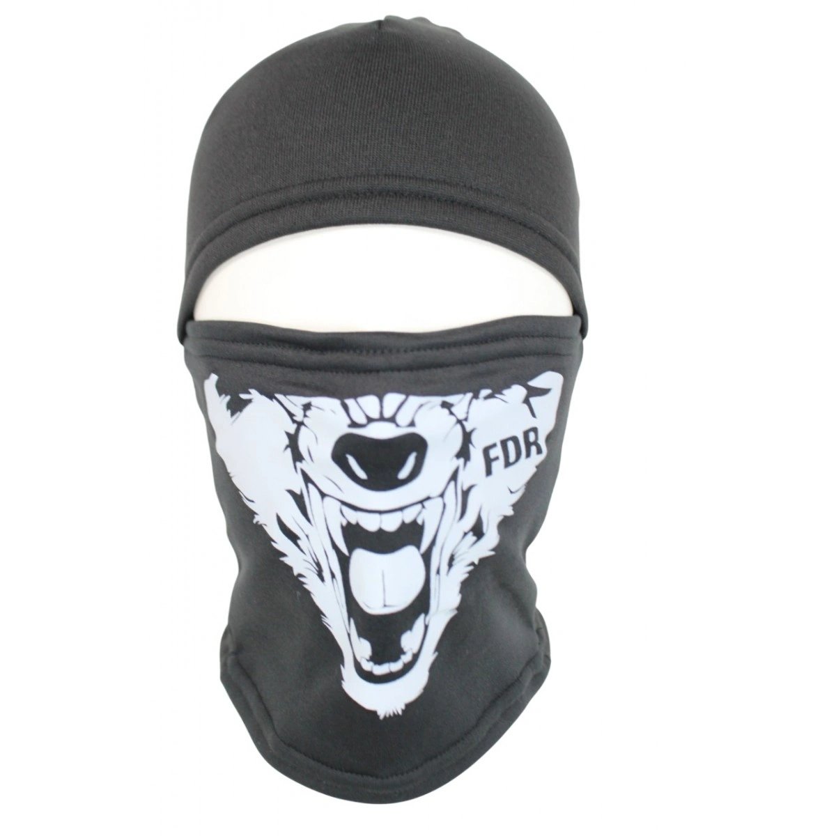 Балаклава флісова Pancer Вовк. Чорний СПЕЦПРОМ КР