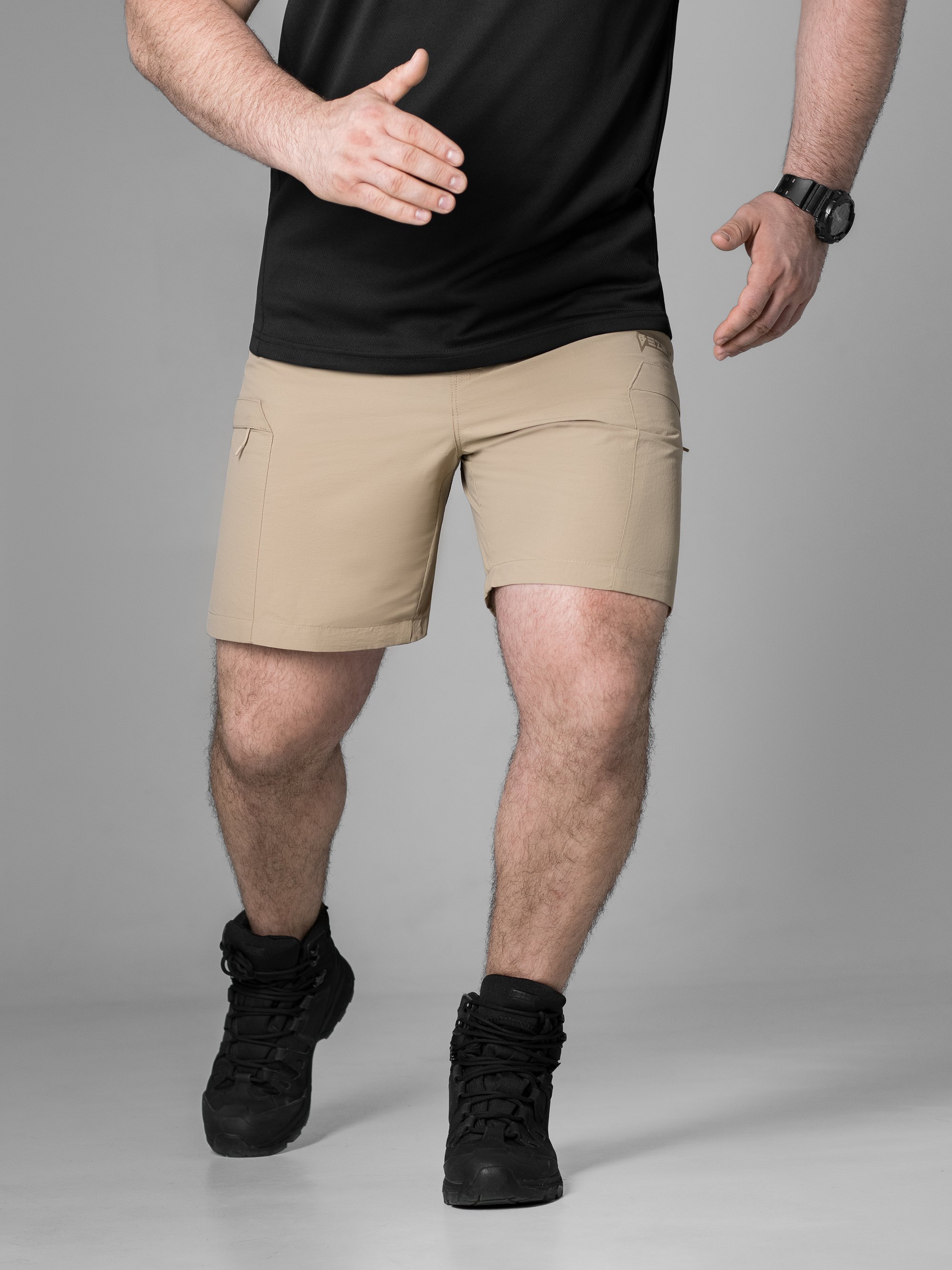 Шорти карго тактичні BEZET Urban пісочний - Фото 4