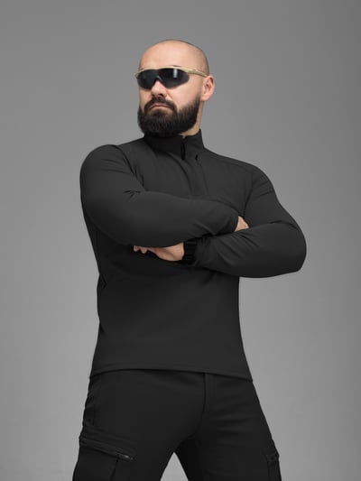 Кофта BEZET Active чорний - Фото 4