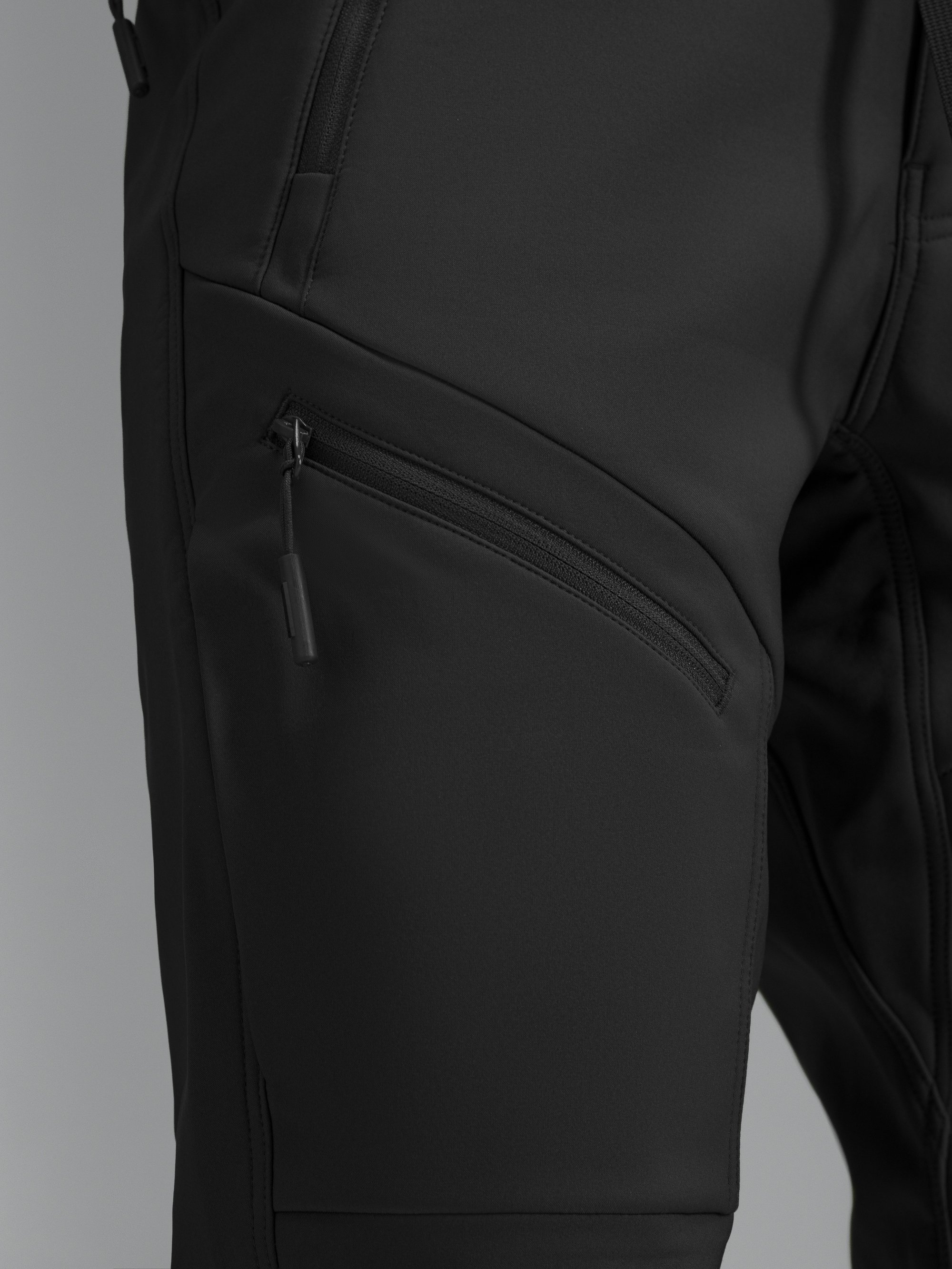 Штани карго тактичні жіночі Softshell BEZET Techwear чорний - Фото 23