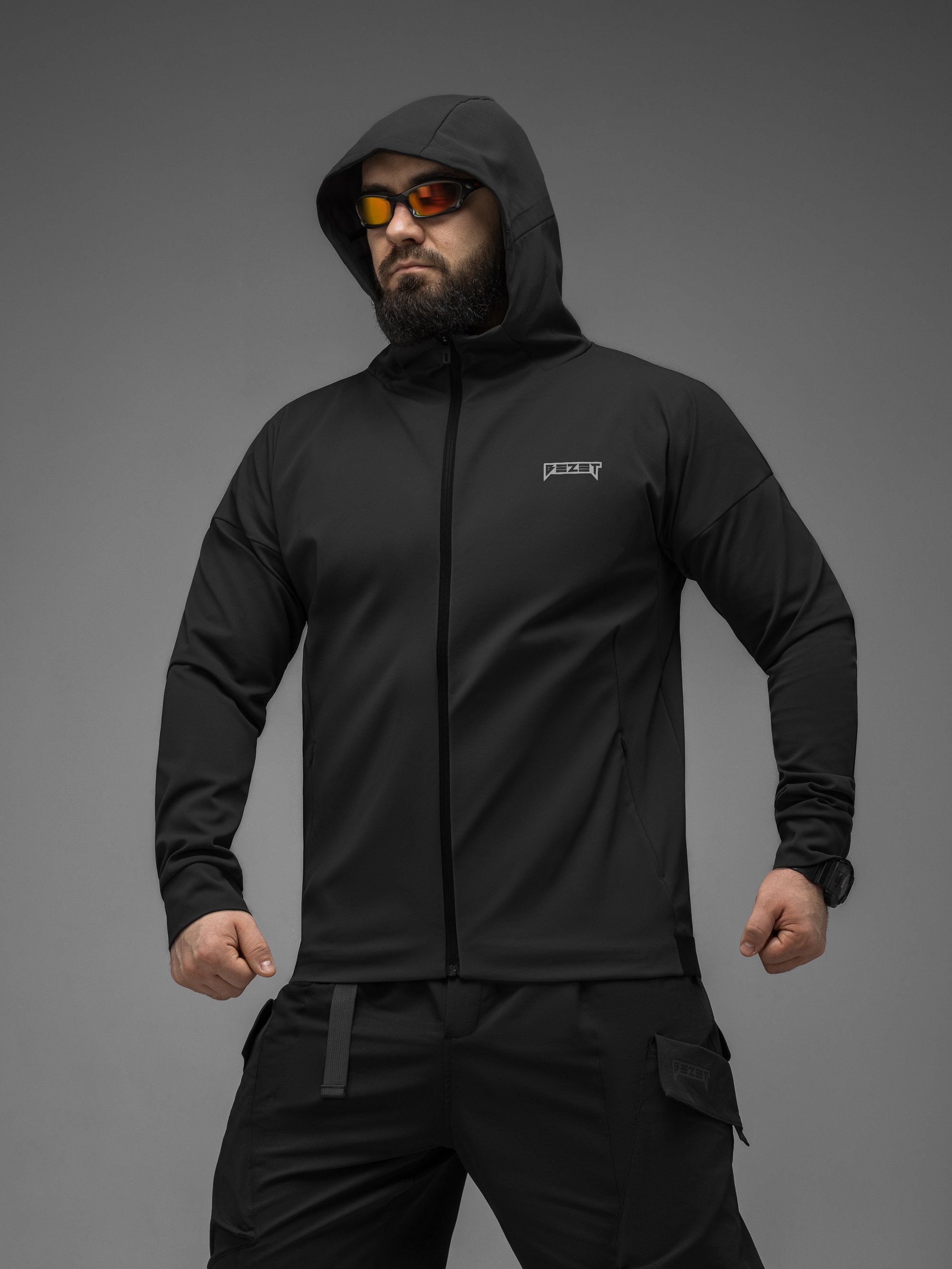 Куртка вітрівка BEZET Apex чорний - Фото 6