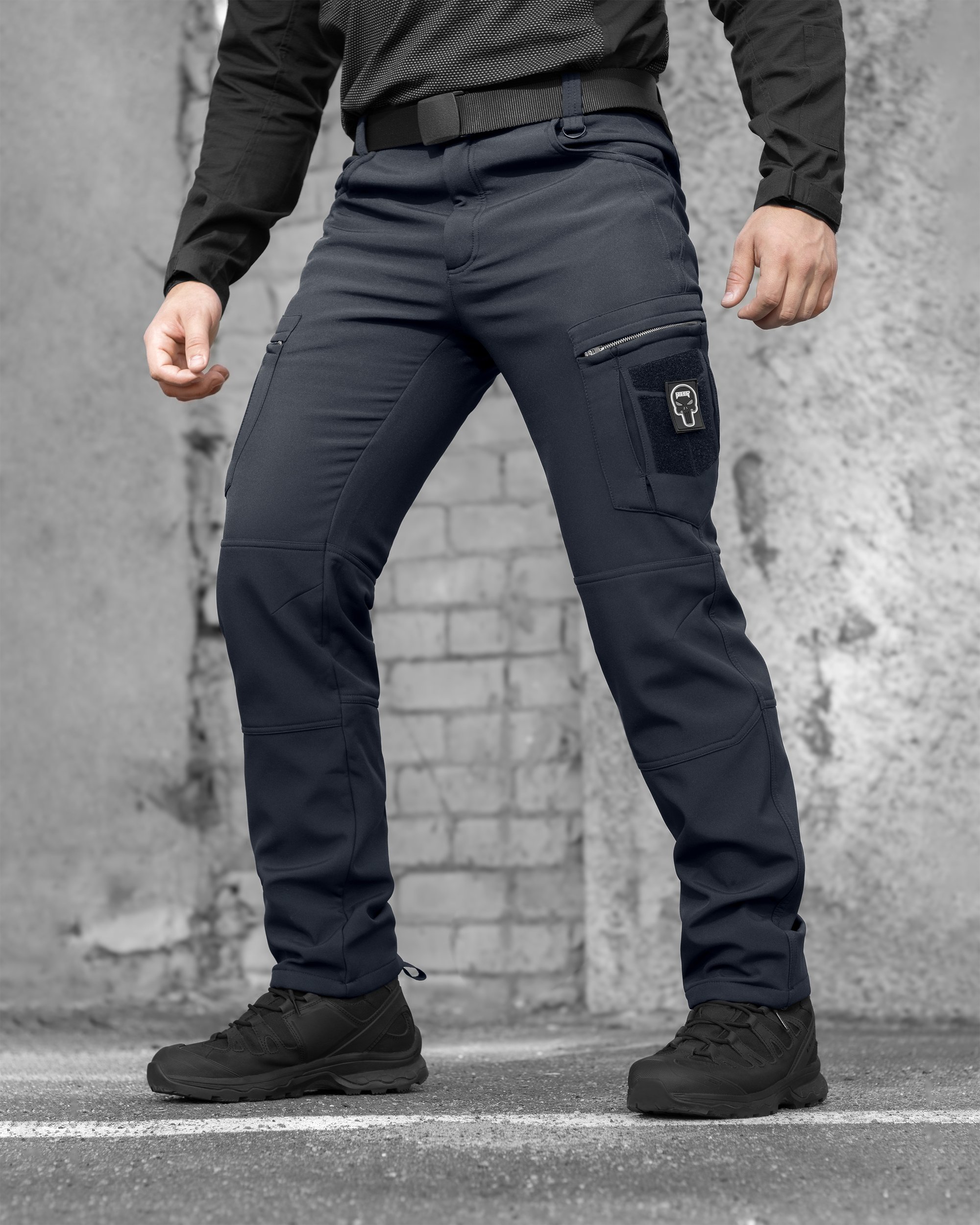 Штани карго тактичні Softshell BEZET Ешелон темно-сірий - Фото 3