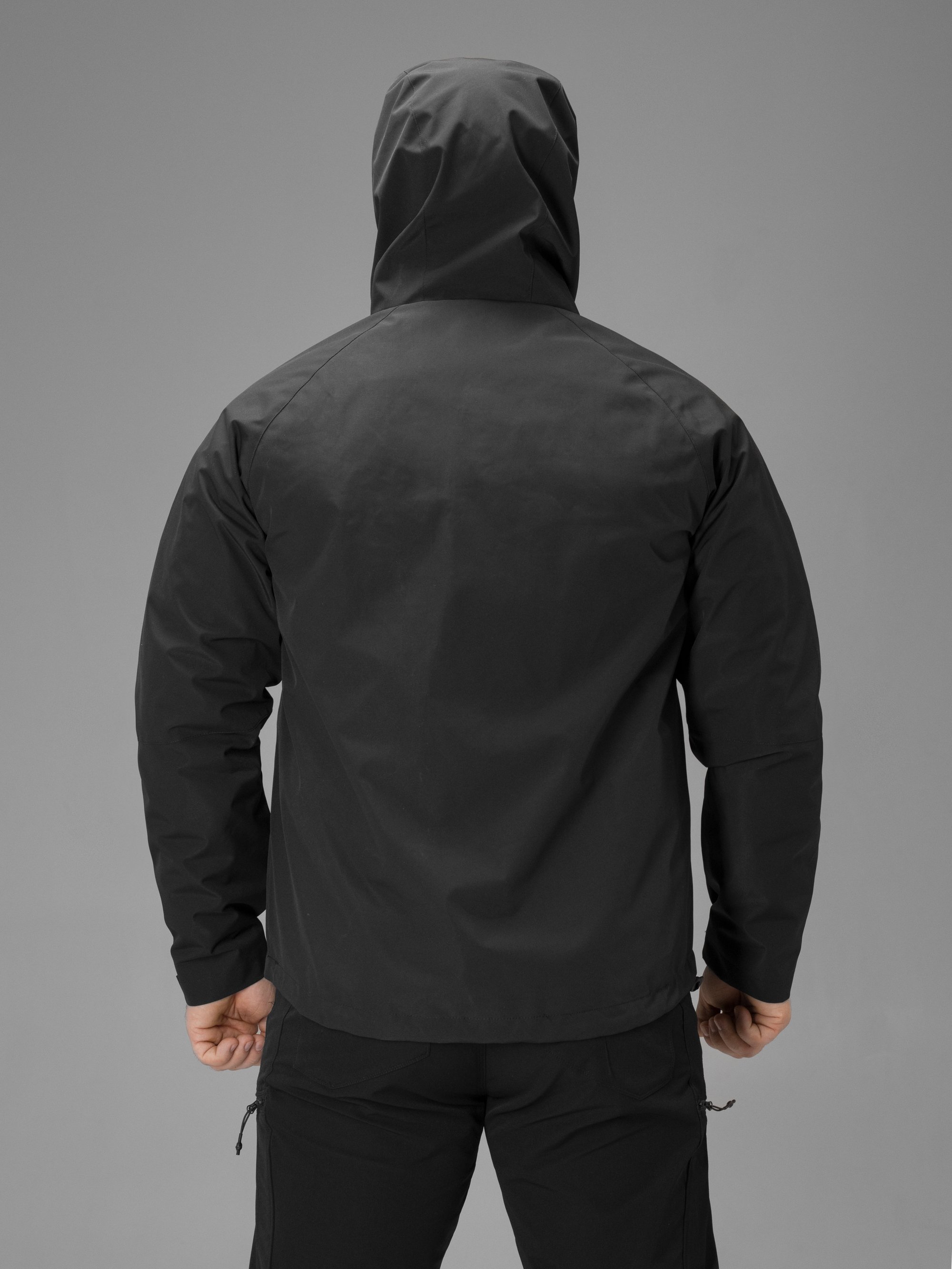 Куртка вітрівка BEZET Trail чорний - Фото 4