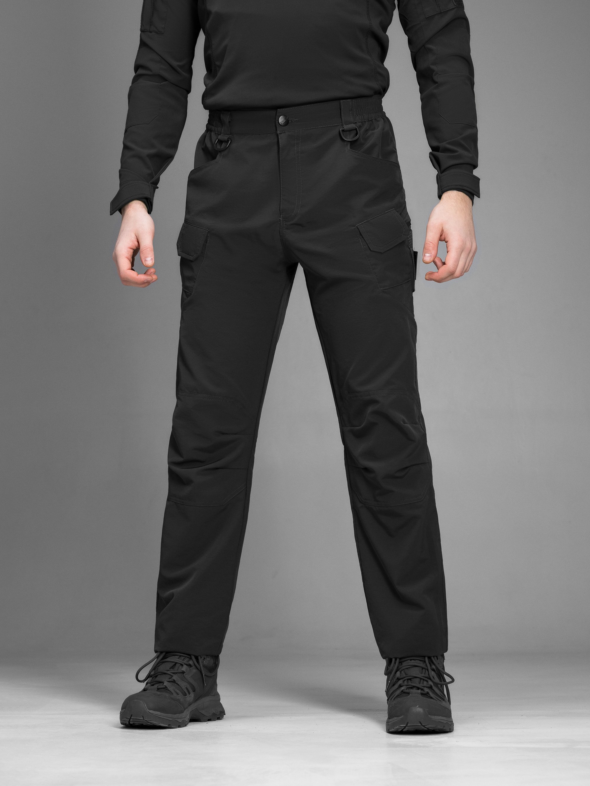 Брюки карго тактичні BEZET Байрактар чорний - Фото 1