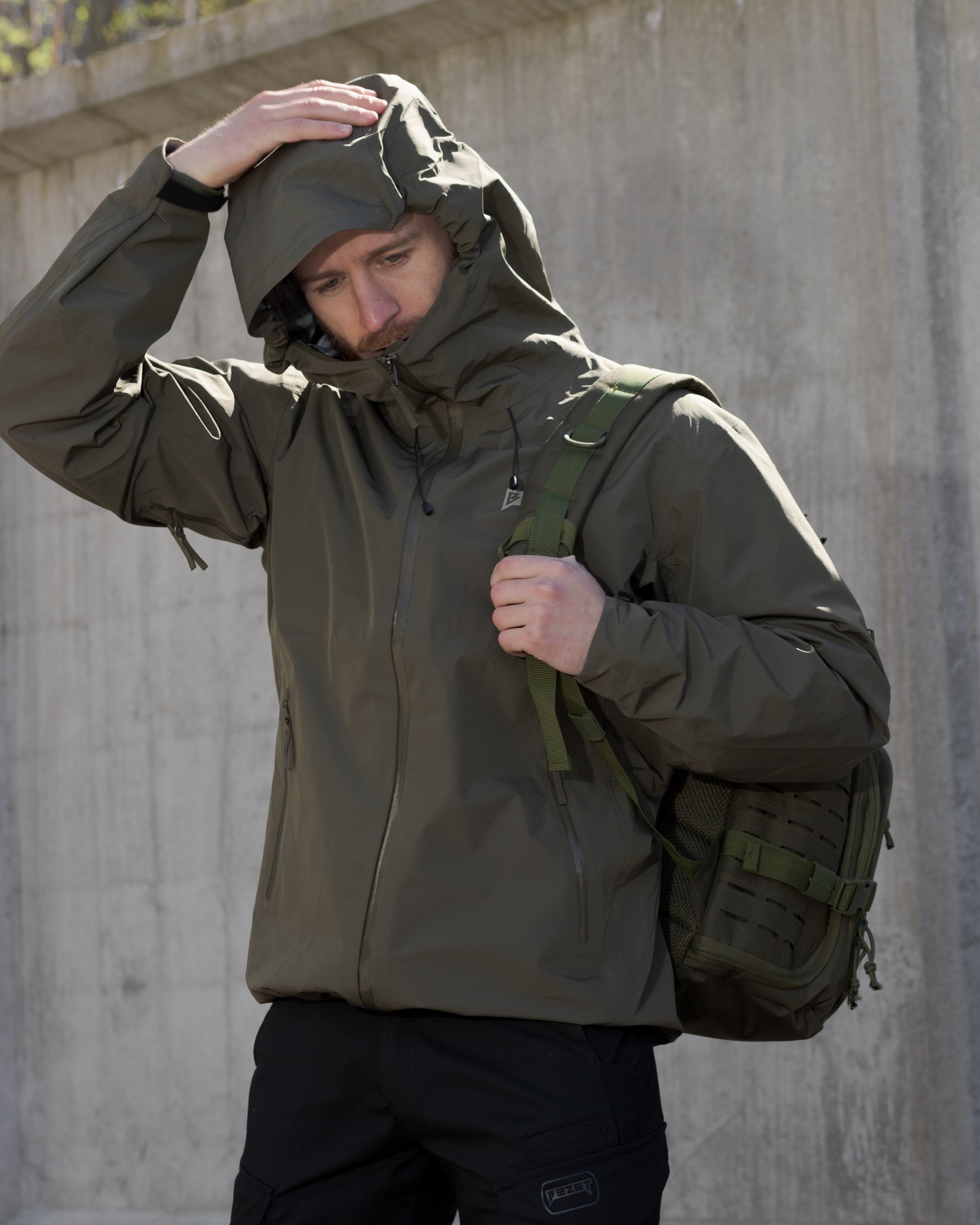 Куртка вітрівка BEZET ShieldTech хакі - Фото 39