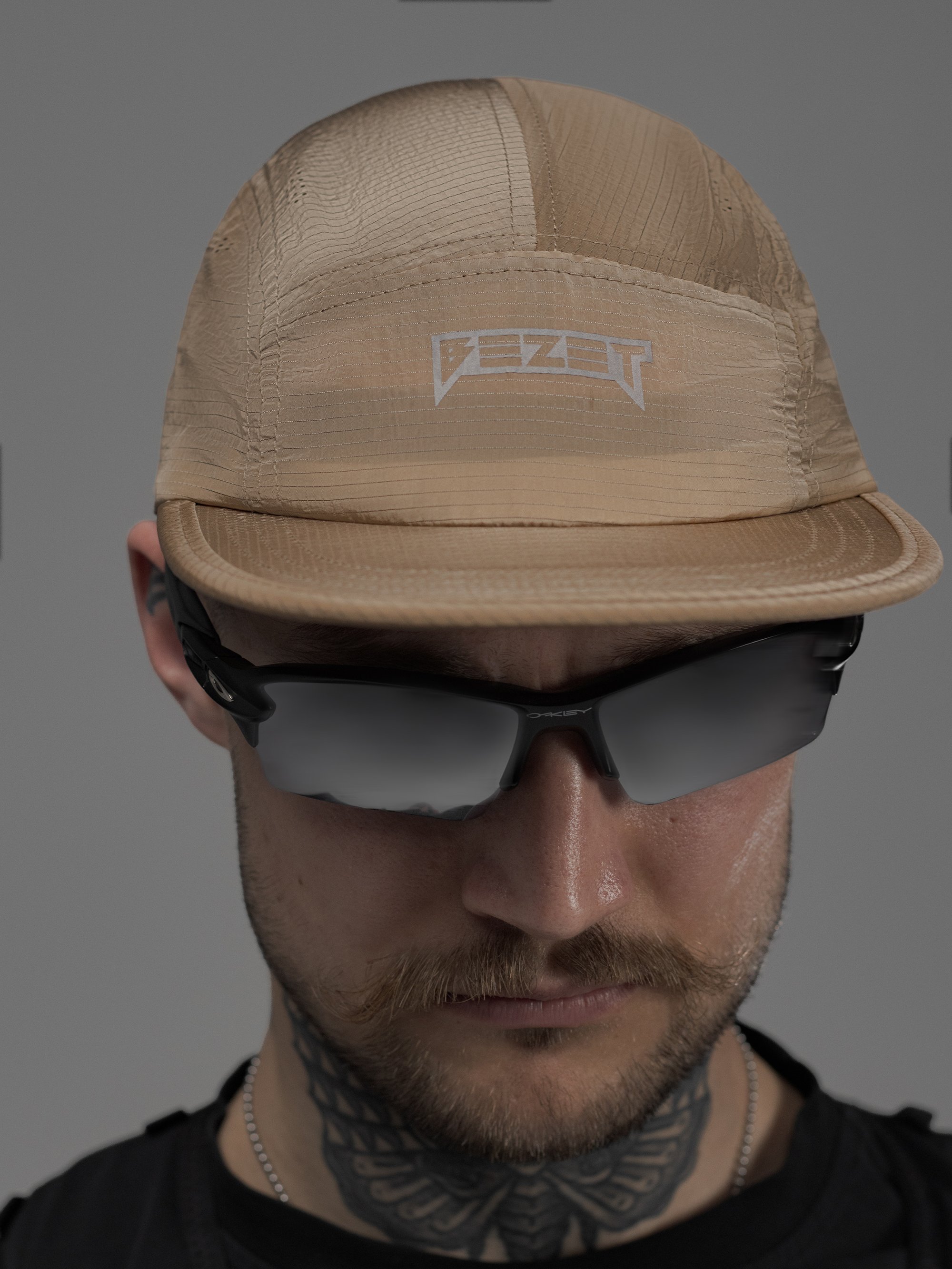 Бейсболка BEZET Solguard пісочний - Фото 9