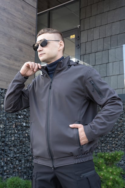 Куртка Blade Softshell Сіра Uniformx