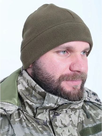 Шапка зимова флісова олива MILIGUS