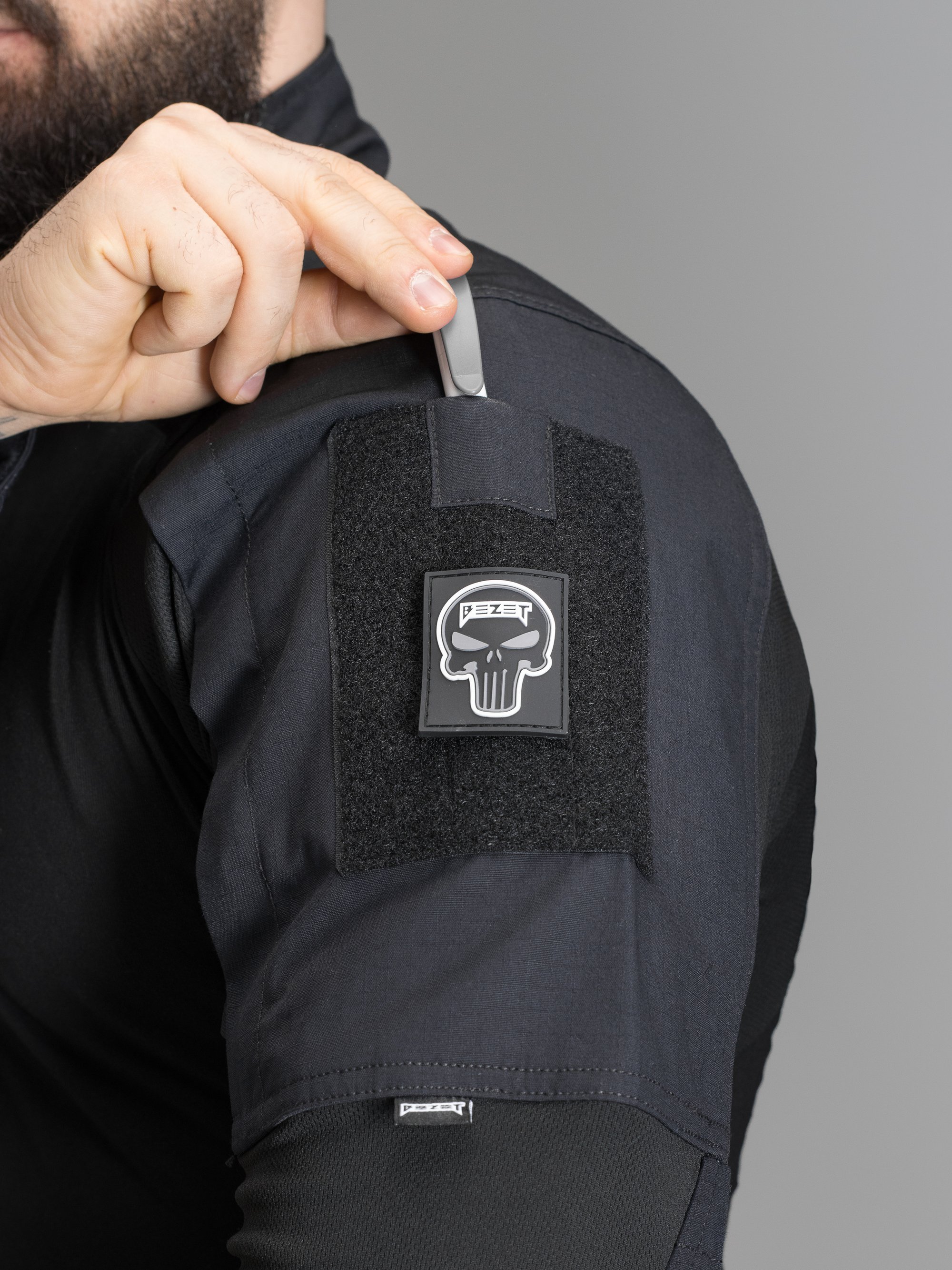 Сорочка бойова BEZET Штурм чорний - Фото 23